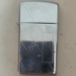 Zippo Slim Diagonal Retro High Polish Chrome 24194